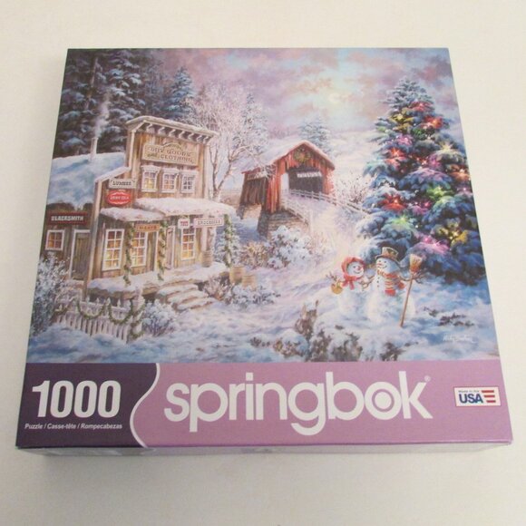Springbok Puzzle 1000 pieces, Country Christmas Store - Picture 1 of 6